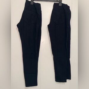 2 Pairs Mudd Black 24/7 FLX Stretch Leggings EUC Size S